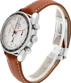 Speedmaster Chronograph 38Mm Silverfärgad/Läder Ø38 mm