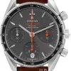 Speedmaster Chronograph 38Mm Grå/Läder Ø38 mm
