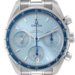 Speedmaster Chronograph 38Mm Blå/Stål Ø38 mm