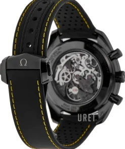 Speedmaster Dark Side of The Moon Apollo 8 Svart/Gummi Ø44.25 mm