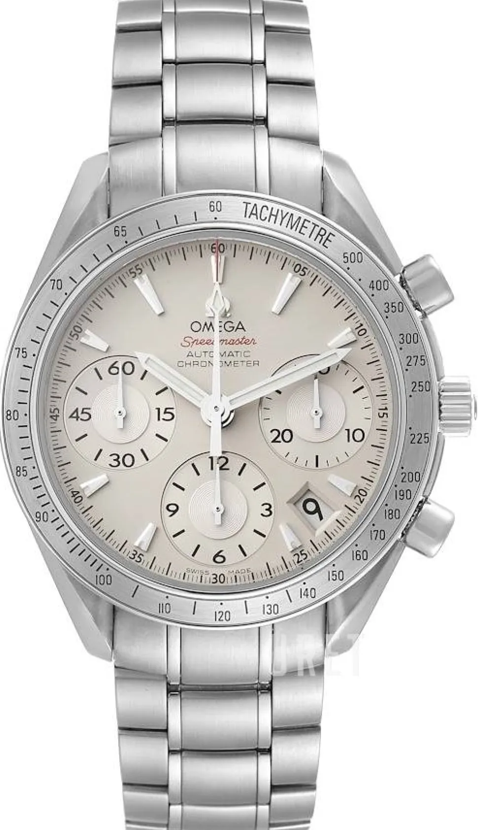 Speedmaster Date Silverfärgad/Stål Ø40 mm