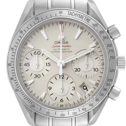 Speedmaster Date Silverfärgad/Stål Ø40 mm