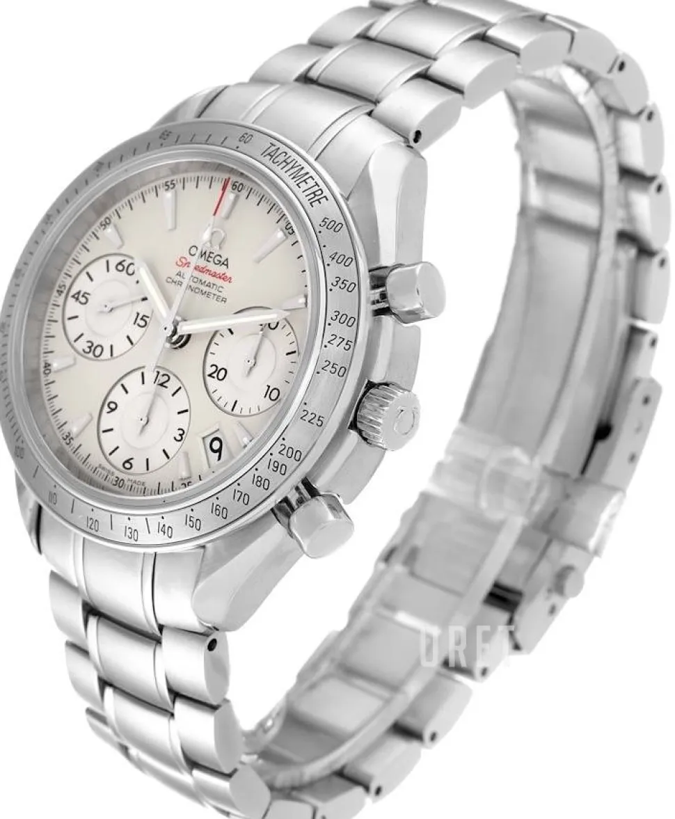 Speedmaster Date Silverfärgad/Stål Ø40 mm