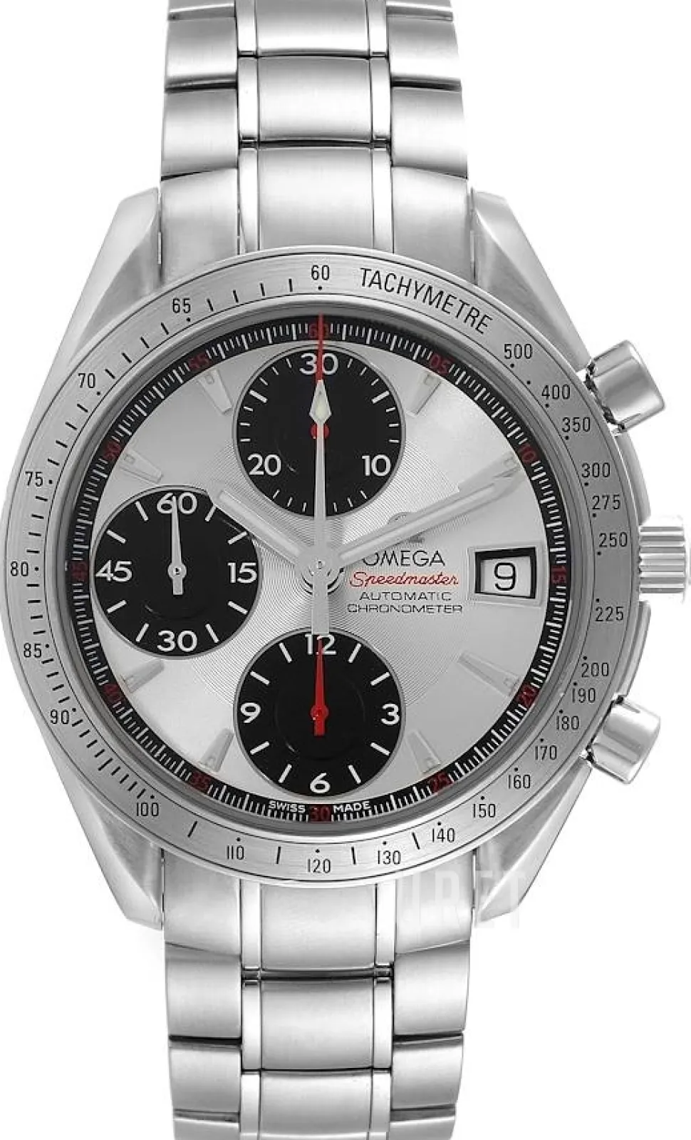 Speedmaster Date Silverfärgad/Stål Ø40 mm