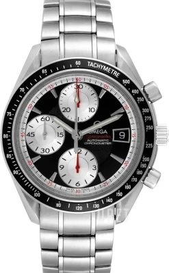 Speedmaster Date Svart/Stål Ø40 mm