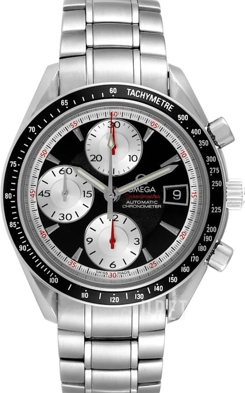 Speedmaster Date Svart/Stål Ø40 mm