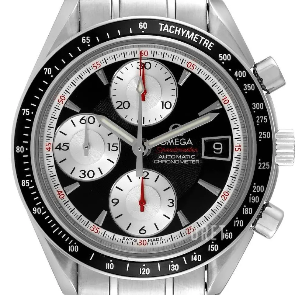 Speedmaster Date Svart/Stål Ø40 mm