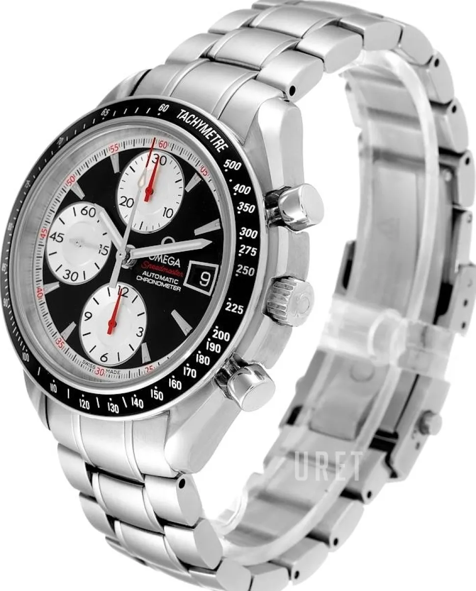 Speedmaster Date Svart/Stål Ø40 mm