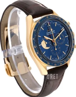 Speedmaster Moonwatch Blå/Läder Ø42 mm