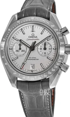 Speedmaster Moonwatch Co-Axial Chronograph 44.25mm Grå/Läder Ø44.25 mm