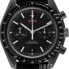 Speedmaster Moonwatch Co-Axial Chronograph 44.25mm Svart/Läder Ø44.25 mm