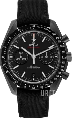 Speedmaster Moonwatch Co-Axial Chronograph 44.25mm Svart/Läder Ø44.25 mm