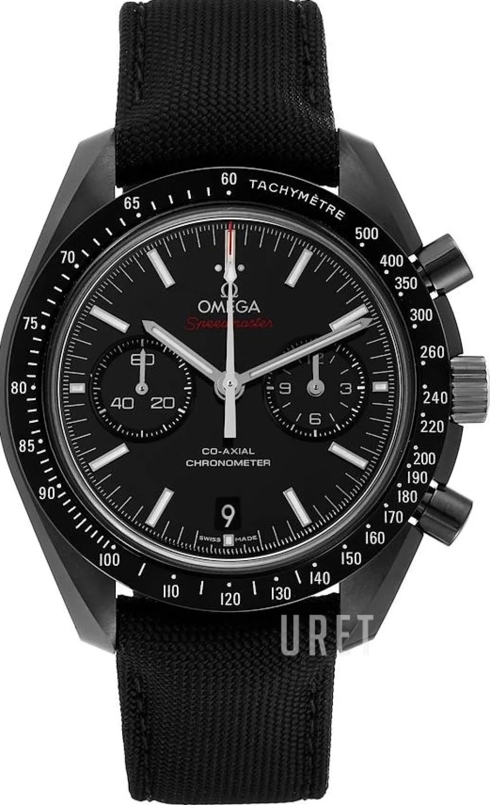Speedmaster Moonwatch Co-Axial Chronograph 44.25mm Svart/Läder Ø44.25 mm