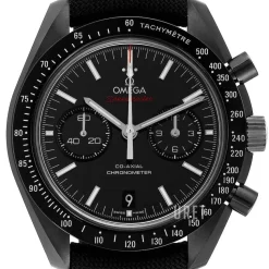 Speedmaster Moonwatch Co-Axial Chronograph 44.25mm Svart/Läder Ø44.25 mm