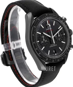 Speedmaster Moonwatch Co-Axial Chronograph 44.25mm Svart/Läder Ø44.25 mm