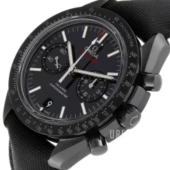 Speedmaster Moonwatch Co-Axial Chronograph 44.25mm Svart/Läder Ø44.25 mm