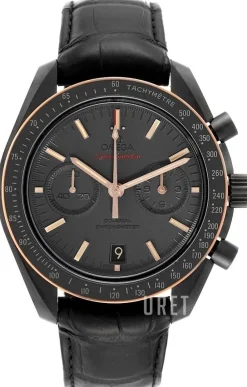Speedmaster Moonwatch Co-Axial Chronograph 44.25mm Grå/Läder Ø44.25 mm
