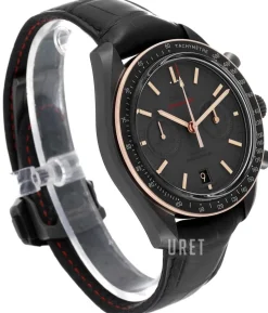 Speedmaster Moonwatch Co-Axial Chronograph 44.25mm Grå/Läder Ø44.25 mm