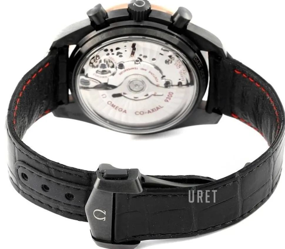 Speedmaster Moonwatch Co-Axial Chronograph 44.25mm Grå/Läder Ø44.25 mm