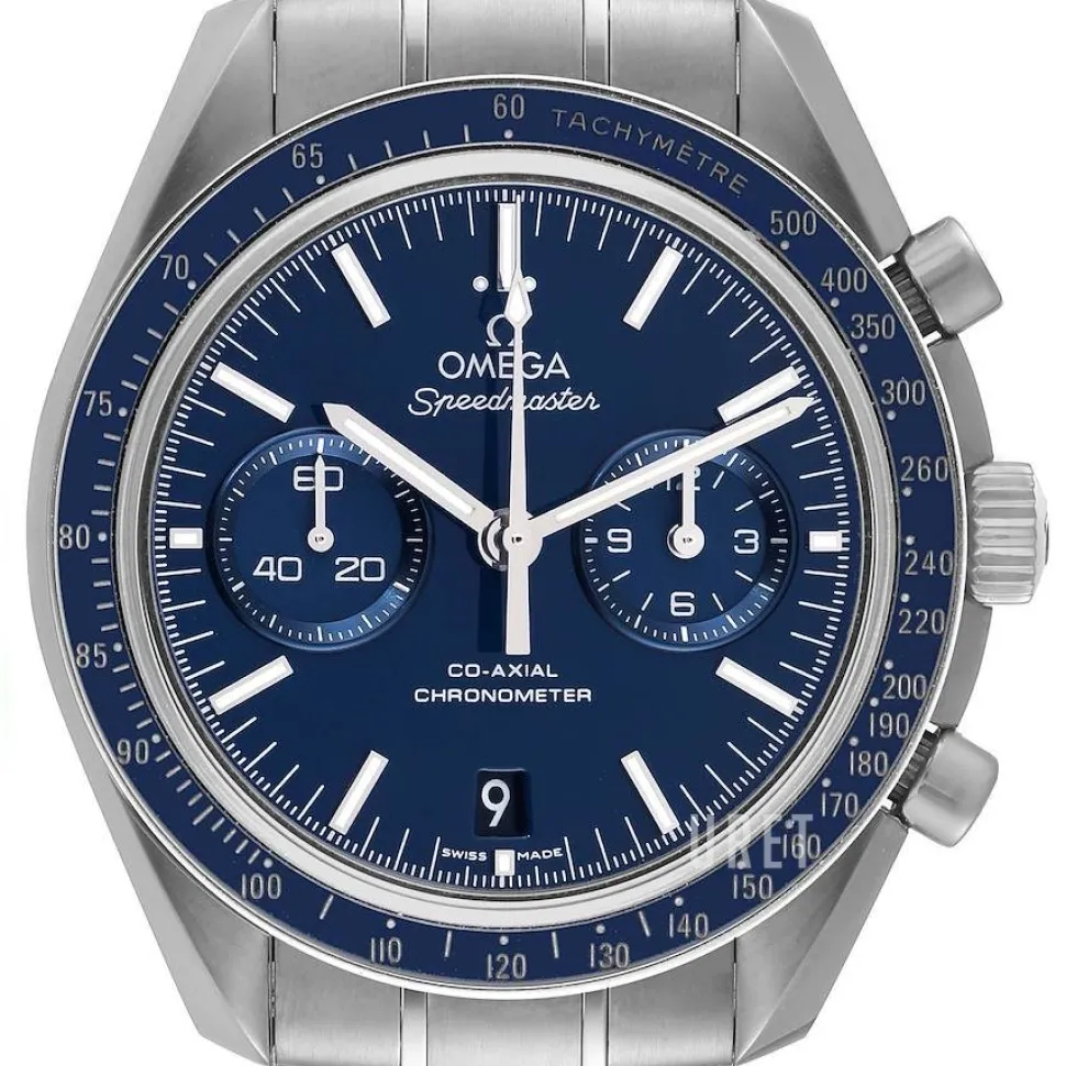Speedmaster Moonwatch Co-Axial Chronograph 44.25mm Blå/Titan Ø44.25 mm