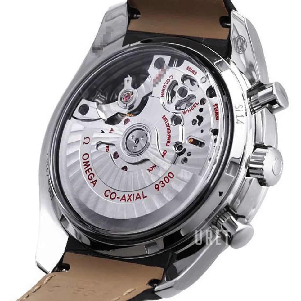 Speedmaster Moonwatch Co-Axial Chronograph 44.25mm Svart/Läder Ø44.25 mm