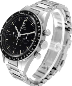 Speedmaster Moonwatch Ed White Svart/Stål Ø39.7 mm