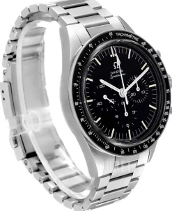 Speedmaster Moonwatch Ed White Svart/Stål Ø39.7 mm