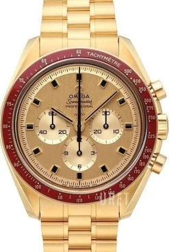 Speedmaster Moonwatch Guld/18 karat gult guld Ø42 mm