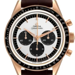 Speedmaster Moonwatch Numbered Edition 39.7mm Silverfärgad/Läder Ø39.7 mm