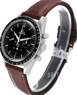 Speedmaster Moonwatch Numbered Edition 39.7mm First In Space Svart/Läder Ø39.7 mm