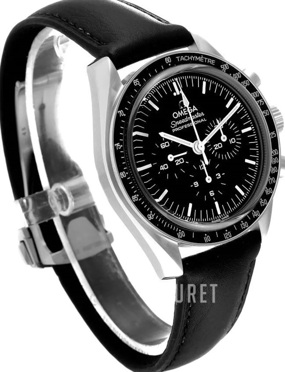 Speedmaster Moonwatch Professional 42mm Svart/Läder Ø42 mm