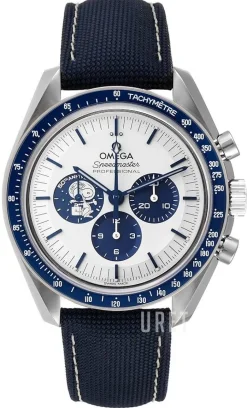 Speedmaster Moonwatch Professional 42Mm Snoopy Silverfärgad/Läder Ø42 mm