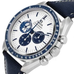 Speedmaster Moonwatch Professional 42Mm Snoopy Silverfärgad/Läder Ø42 mm