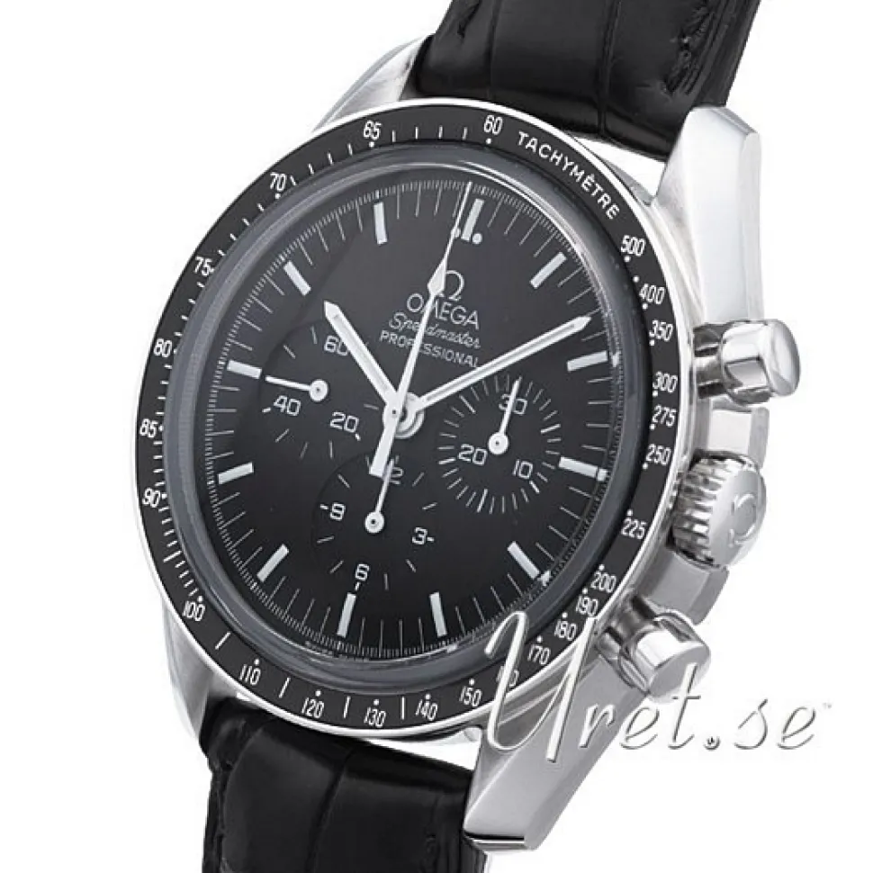 Speedmaster Moonwatch Professional 42mm Svart/Läder Ø42 mm