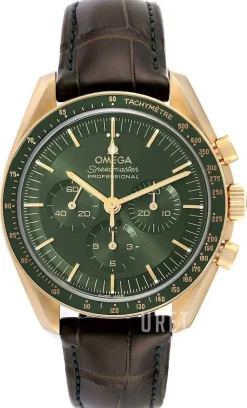 Speedmaster Moonwatch Professional 42Mm Grön/Läder Ø42 mm