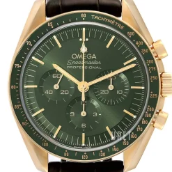 Speedmaster Moonwatch Professional 42Mm Grön/Läder Ø42 mm
