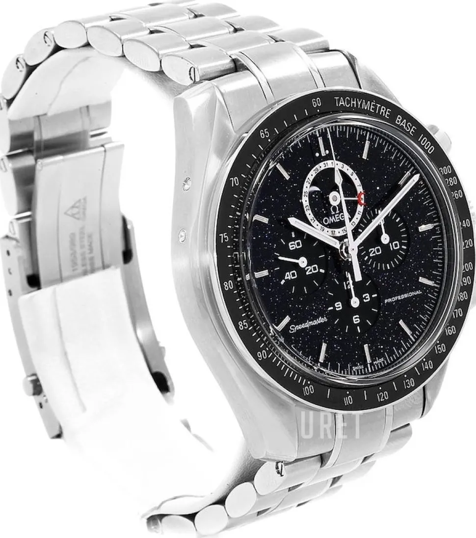 Speedmaster Moonwatch Professional Moonphase 44.25mm Svart/Stål Ø44.25 mm