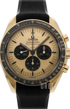 Speedmaster Moonwatch Professional 42Mm Roséguldstonad/Gummi Ø42 mm