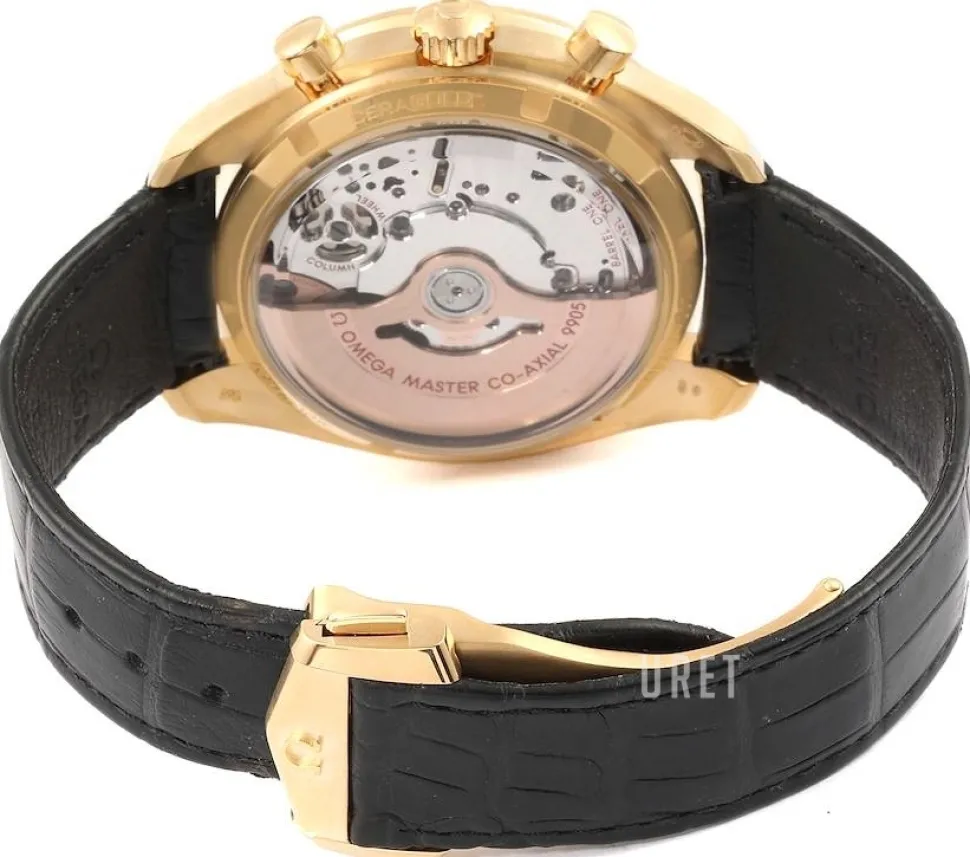 Speedmaster Moonwatch Silverfärgad/Läder Ø44.25 mm