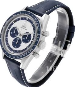 Speedmaster Moonwatch Silverfärgad/Läder Ø39.7 mm