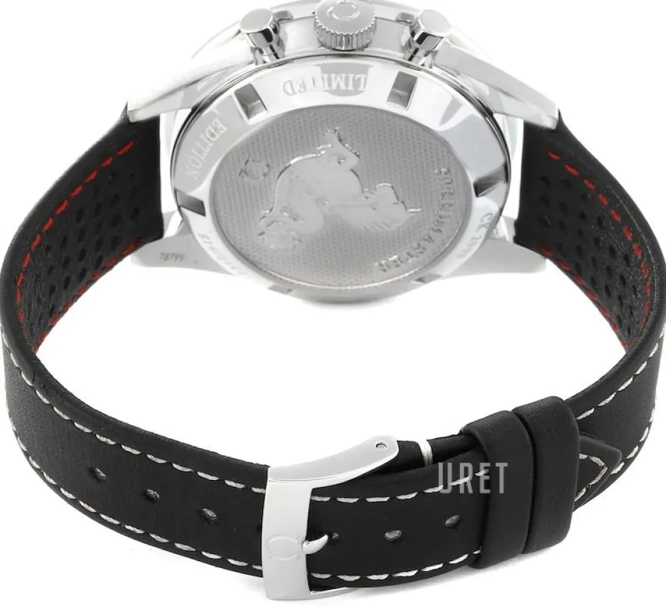 Speedmaster Moonwatch Silverfärgad/Läder Ø39.7 mm