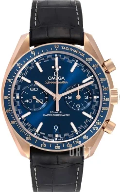 Speedmaster Racing Blå/Läder Ø44.25 mm