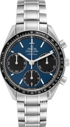 Speedmaster Racing Co-Axial Chronograph 40mm Blå/Stål Ø40 mm