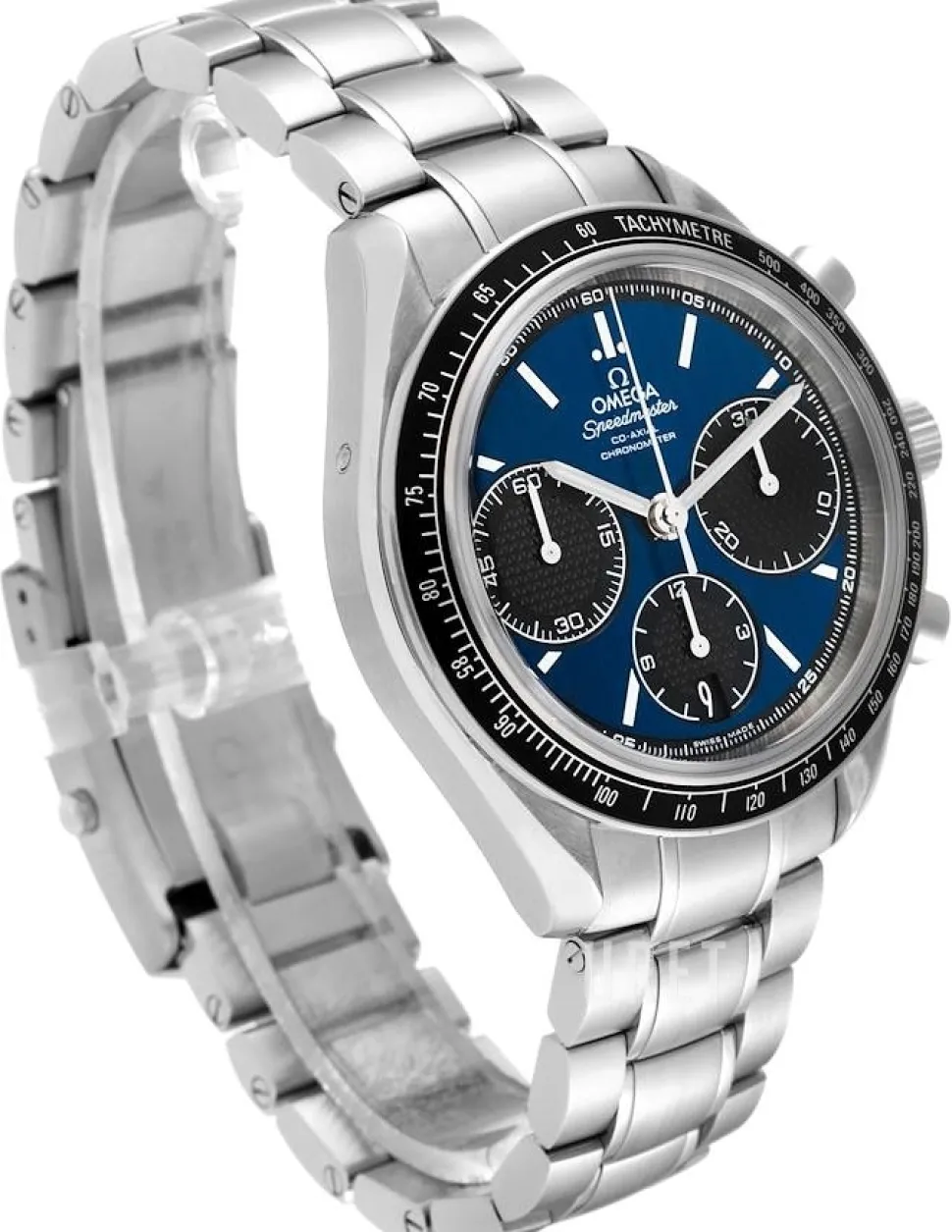 Speedmaster Racing Co-Axial Chronograph 40mm Blå/Stål Ø40 mm