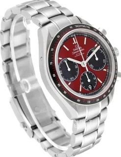 Speedmaster Racing Co-Axial Chronograph 40mm Röd/Stål Ø40 mm
