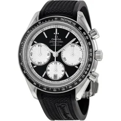 Speedmaster Racing Co-Axial Chronograph 40mm Svart/Gummi Ø40 mm