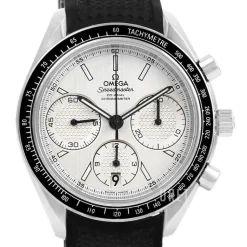 Speedmaster Racing Co-Axial Chronograph 40mm Vit/Gummi Ø40 mm