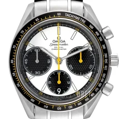 Speedmaster Racing Co-Axial Chronograph 40mm Vit/Stål Ø40 mm