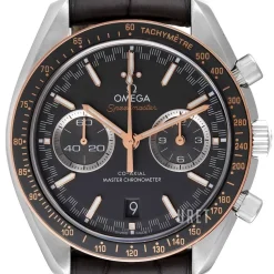 Speedmaster Racing Grå/Läder Ø44.25 mm