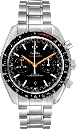 Speedmaster Racing Svart/Stål Ø44.25 mm